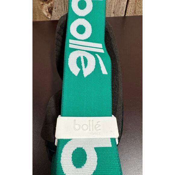 Bolle Ski Goggles Green Adjustable Elastic Strap With Yellow Shield - Picture 4 of 9